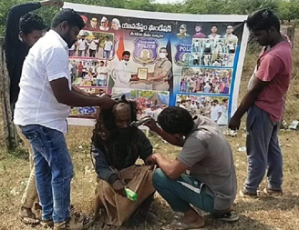 Insanity - 226 persons were subjected to haircutting